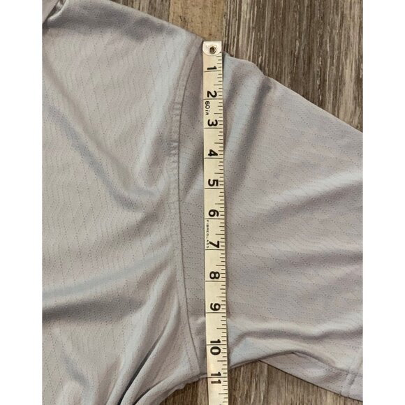 Page & Tuttle Mens Cool Swing Polo Shirt Gray Golf Short Sleeve Size Large - Picture 11 of 12